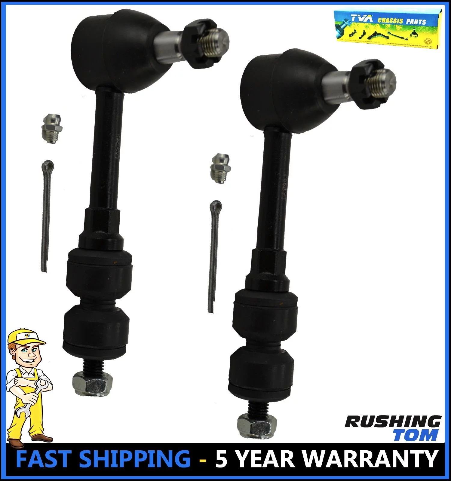 2 Front Sway Stabilizer Bar End Link for Dodge RAM 1500 Pickup Truck 4WD