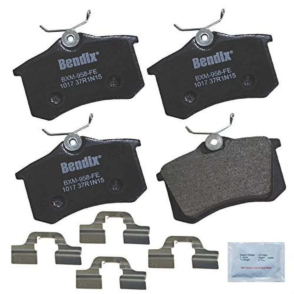 Bendix Brakes Disc Brake Pad Set Fits select: 2016-2018 VOLKSWAGEN JETTA, 2012 VOLKSWAGEN JETTA SE