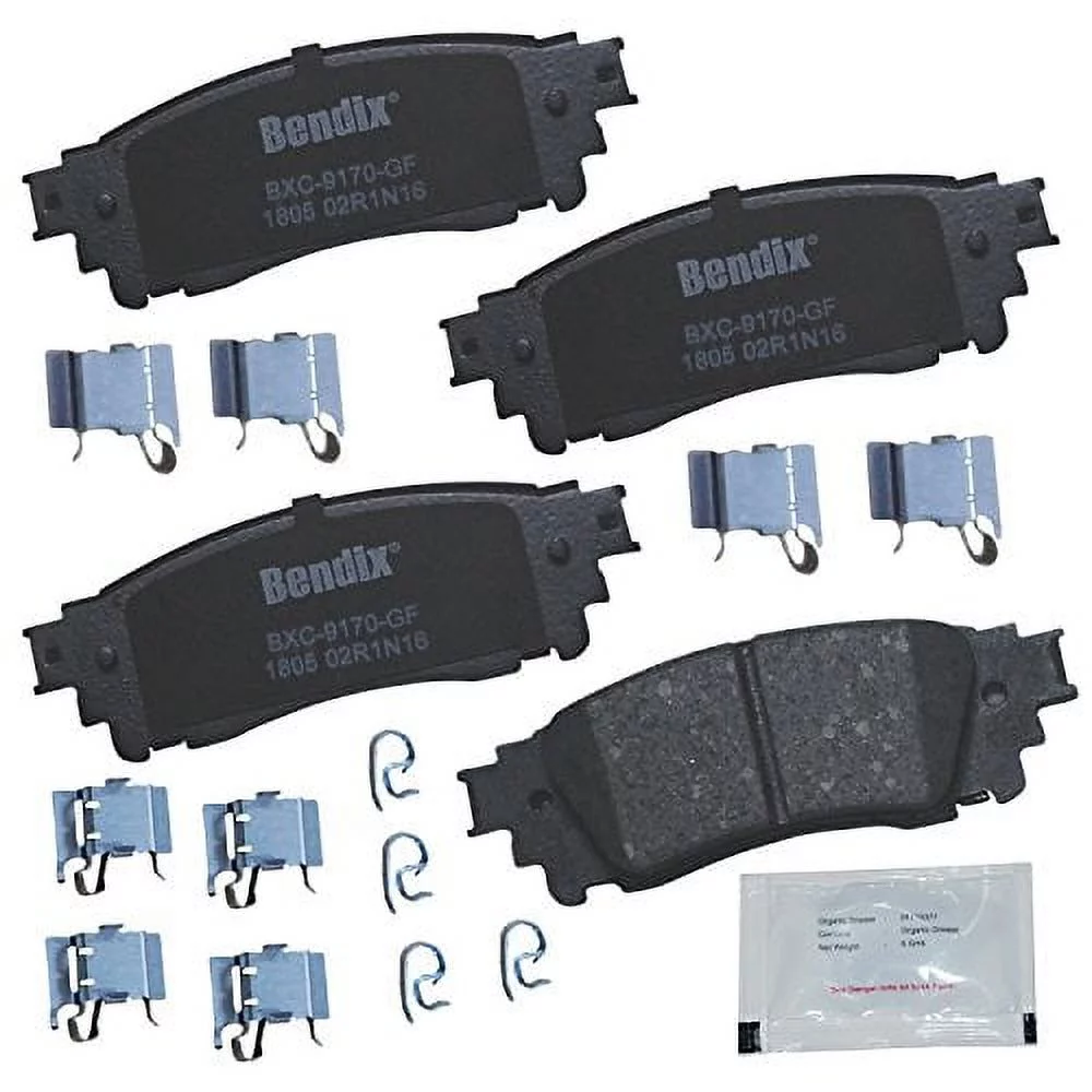 Bendix Brakes Disc Brake Pad Set Fits select: 2019-2020 TOYOTA RAV4, 2016-2020 LEXUS RX