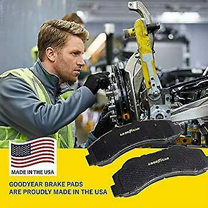Premium Front Semi Metallic Brake Pads for BMWs & Jaguars Goodyear Brakes GYD394