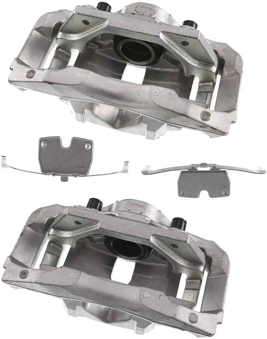 A-Premium Brake Caliper Assembly Compatible with BMW 550i GT 750i 750Li 2009-2017 Front 2-PC