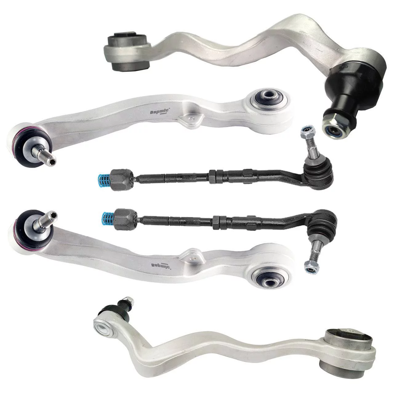 Teledu Front Lower Control Arm + Tie Rod Assembly Kit for BMW 525i 528i 530i 540i