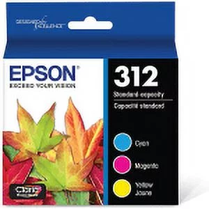 Epson Claria Photo HD T312 Original Ink Cartridge 3-Pack - Cyan, Magenta, Yellow
