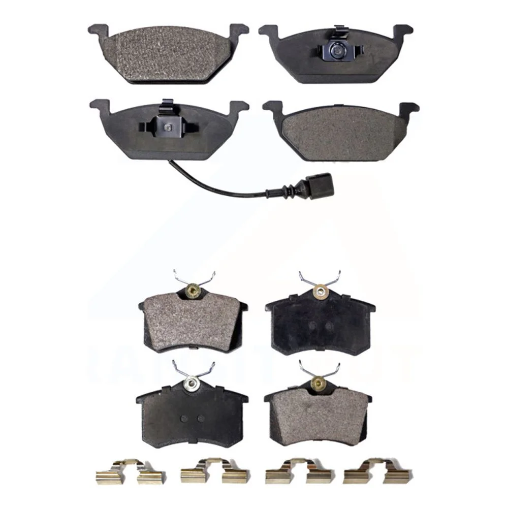 Front Rear Ceramic Brake Pads Kit For Volkswagen Jetta Beetle Golf City KTC-100385