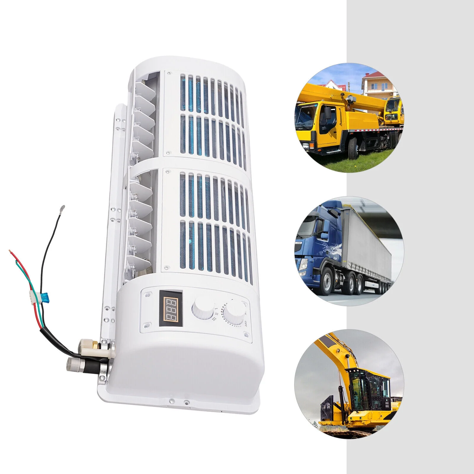 12V Portable Car Hanging Air Conditioner for Car Caravan Bus Wall-Mounted Fan