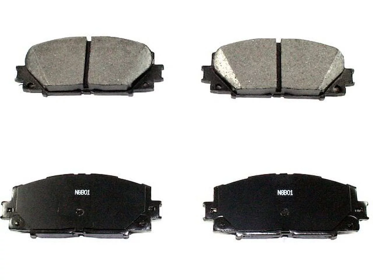 Front Brake Pad Set - Compatible with 2010 - 2020 Toyota Prius 2011 2012 2013 2014 2015 2016 2017 2018 2019