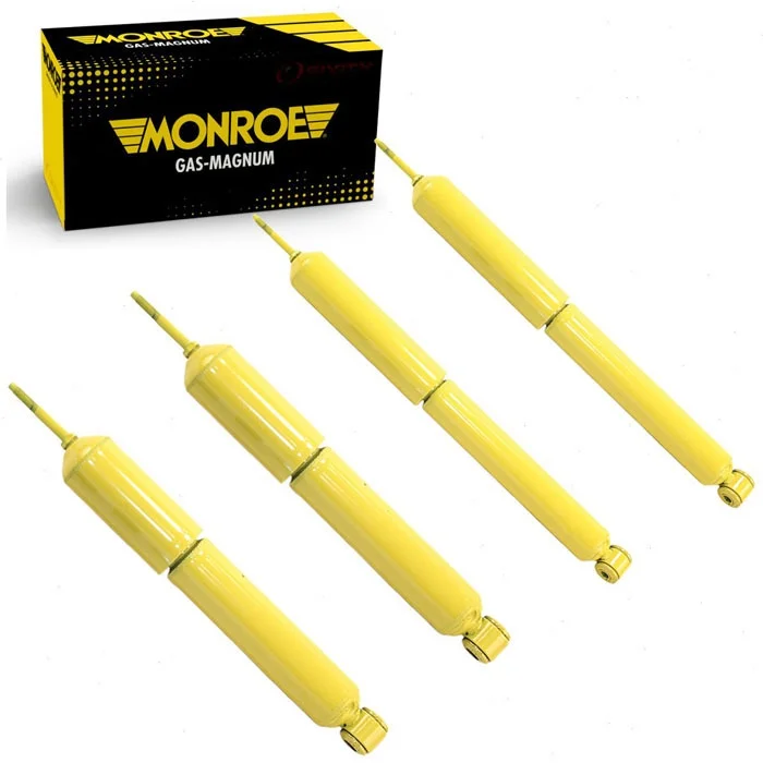 4 pc Monroe Front Rear Gas-Magnum Shock Absorbers compatible with Ford E-150 2008-2014