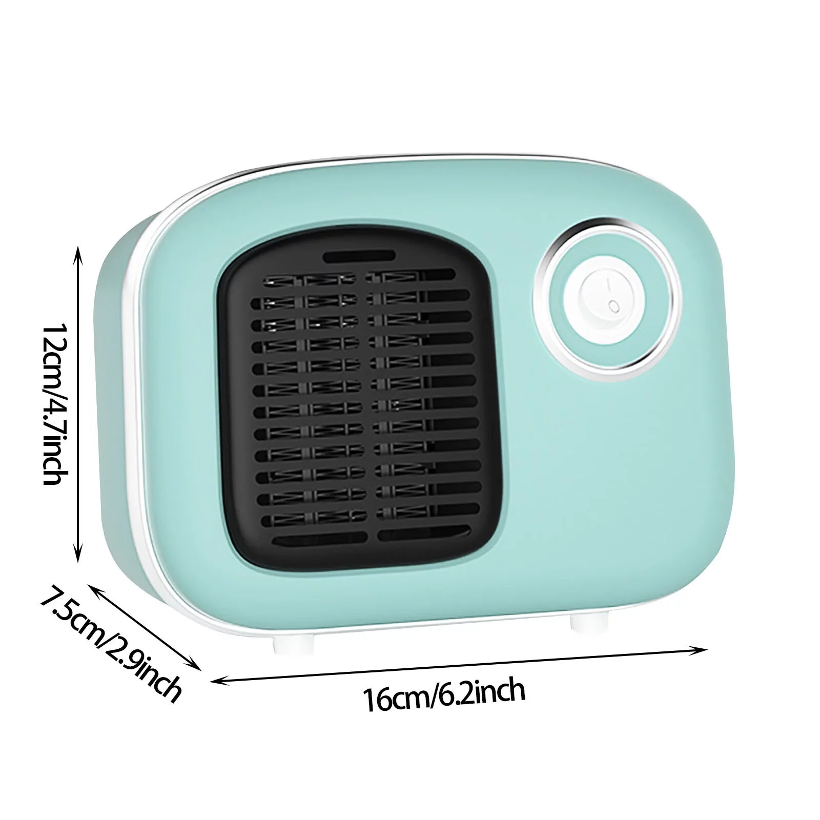 BMForward Retro Heater Household Small Electric Heating Fan Energy Saving Desktop Heater