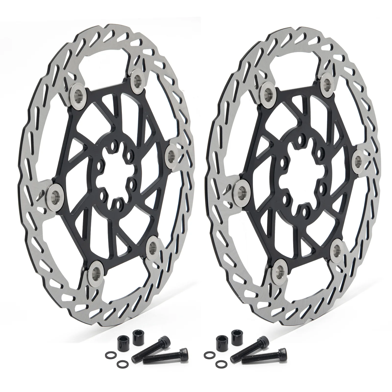 Oversize 220mm Front Rear Brake Rotors Discs + Bolts for Sur Ron LB X Segway X160 w/DNM