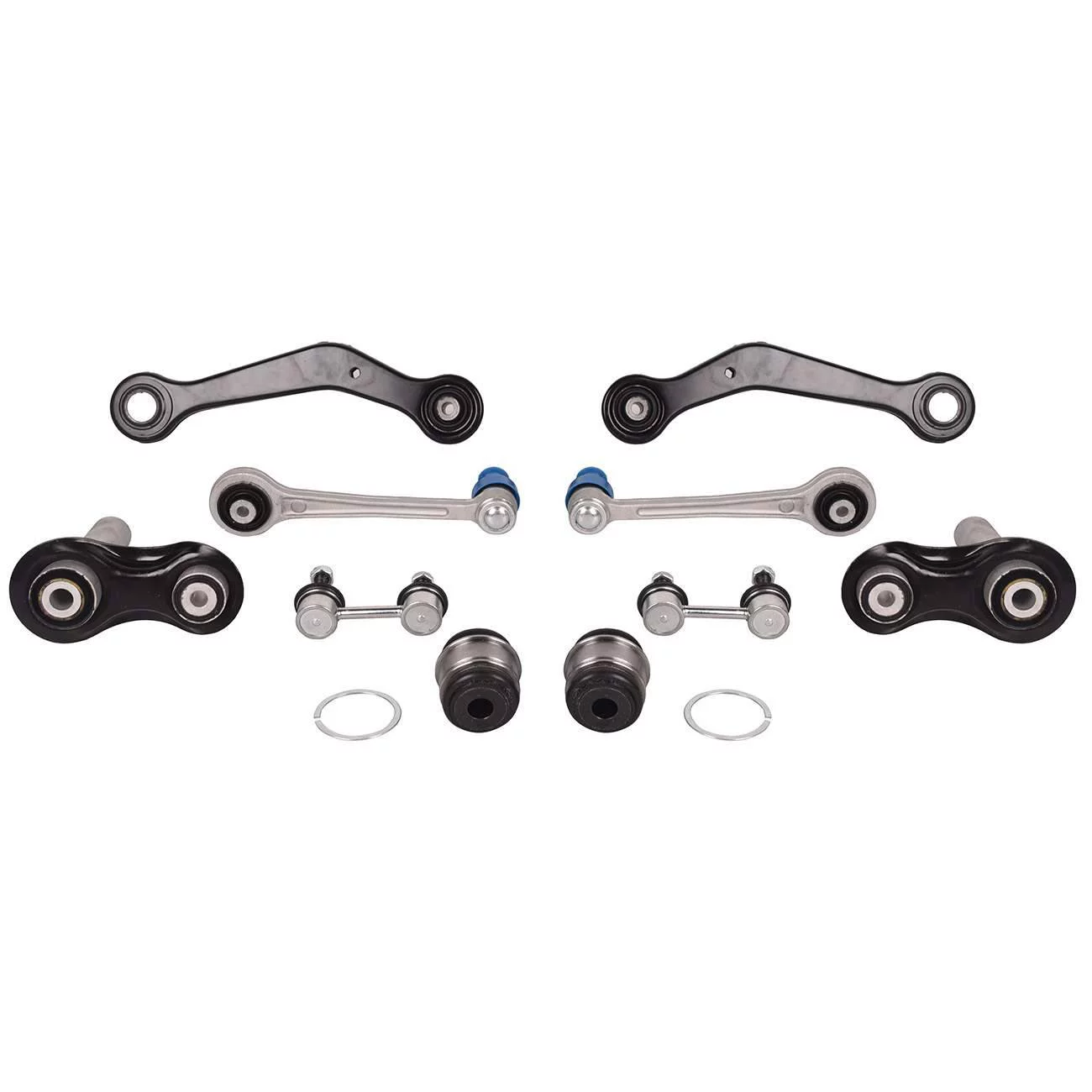 Teledu 10PC For BMW 740i 740iL 750iL E38 Rear Control Arms Link Ball Joint Kit 750I