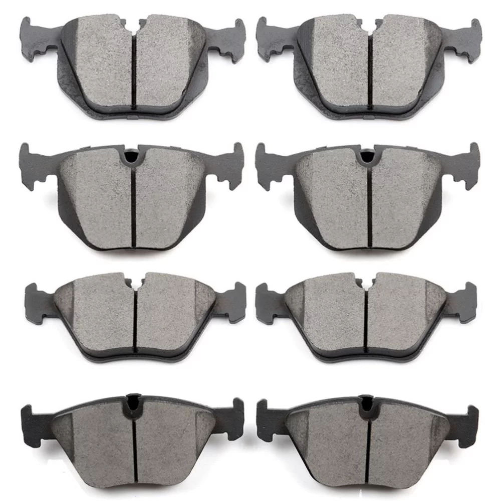 Teledu Front and Rear Brake Ceramic Pads For BMW 330Ci 330i 330xi X3 Z4 Performance