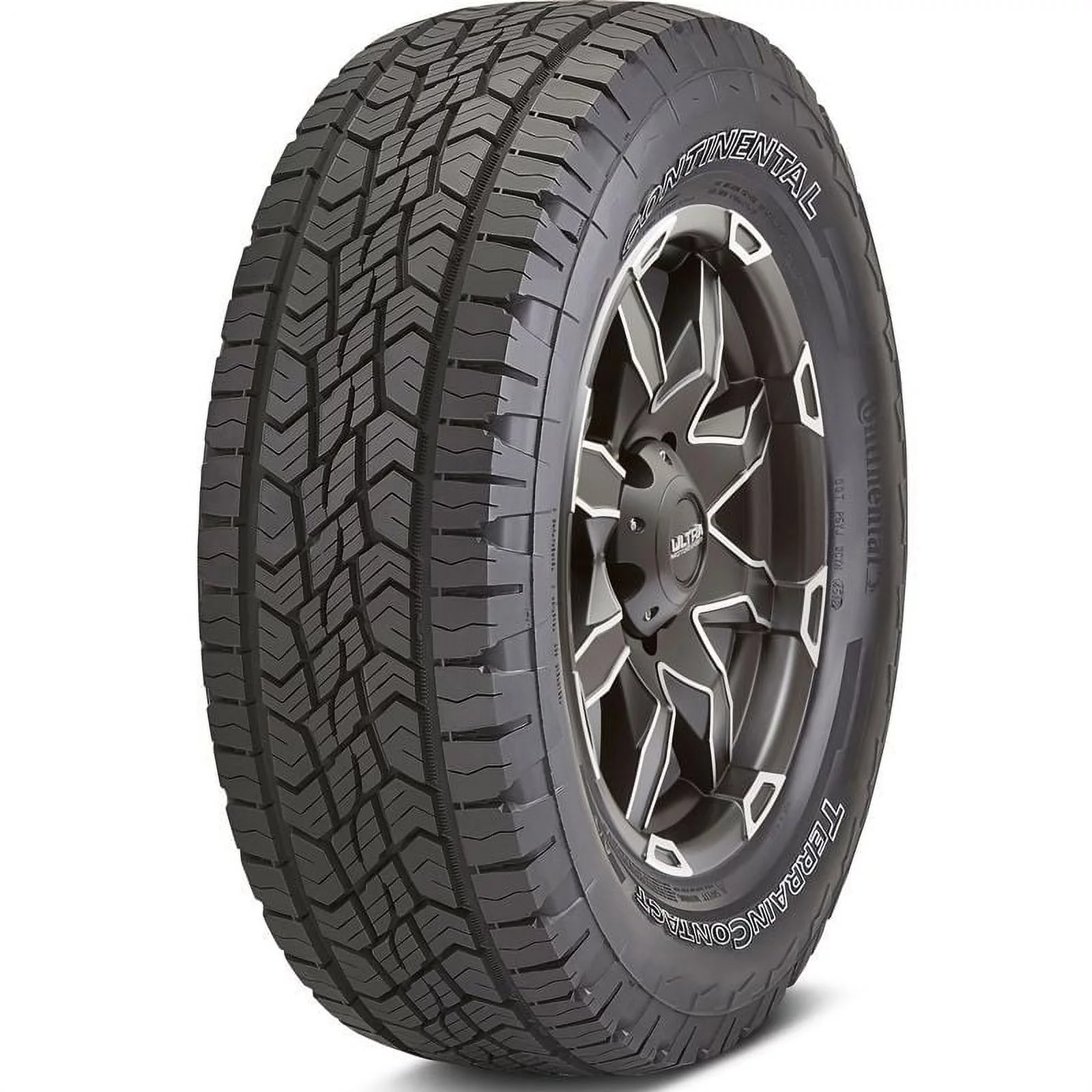 Continental TerrainContact A/T LT265/70R17/10 121/118S OWL All Terrain Tire