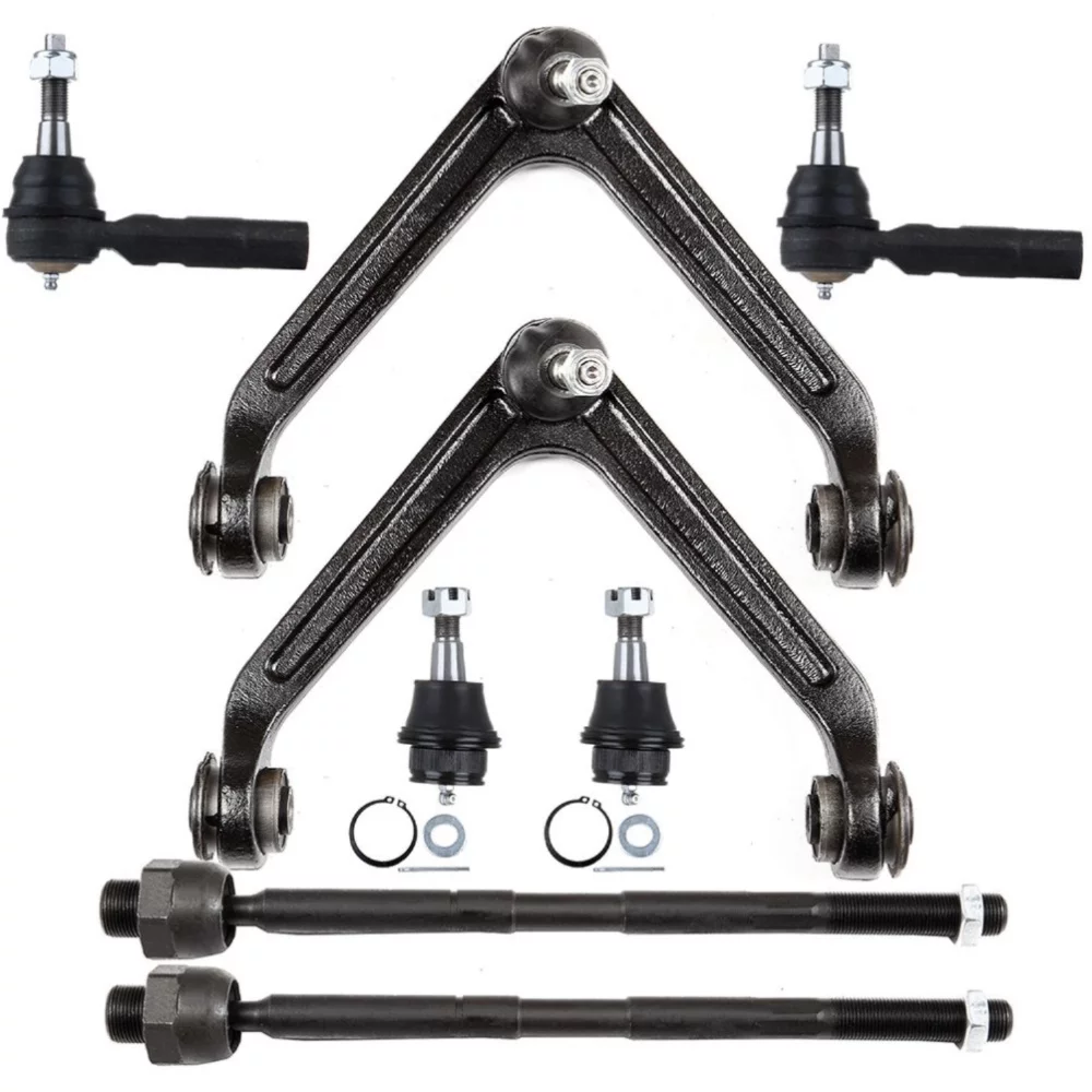8pcs Front Control Arms Tie Rod Ends Ball Joints For 2002-2005 Dodge Ram 1500
