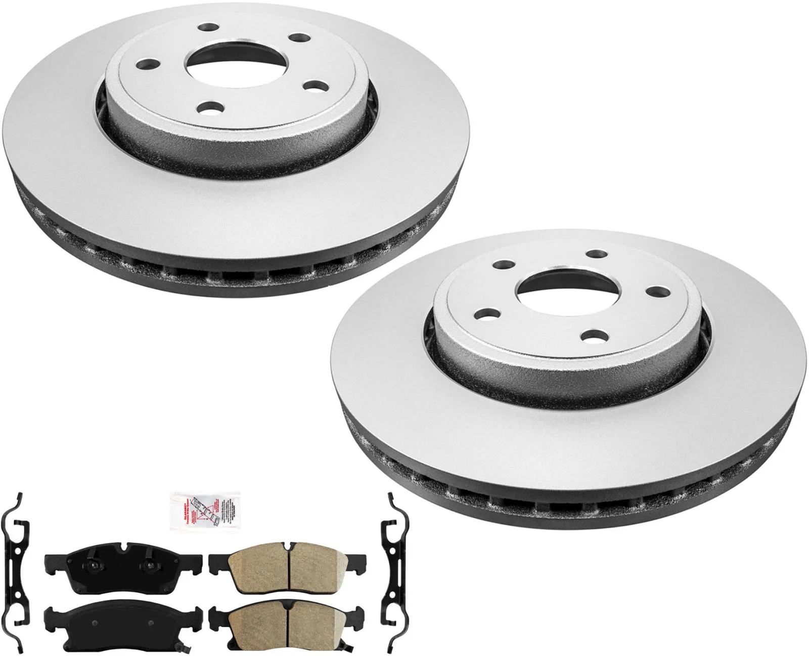 Standard 330MM Disc Brake Rotors and Brake Pads For Dodge Durango 2016-2020