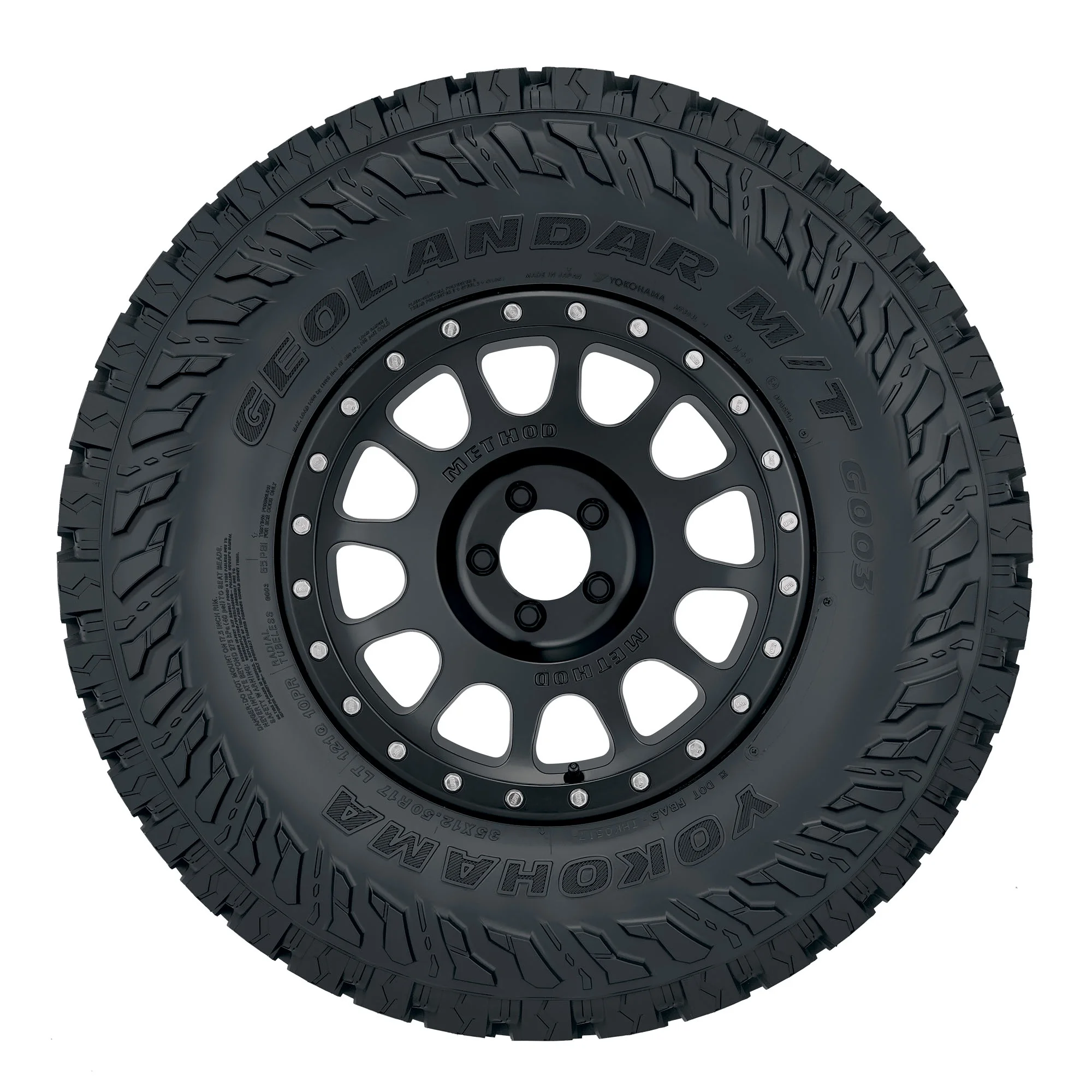 Yokohama Geolandar M/T G003 Mud Terrain LT285/70R17 121/118Q E Light Truck Tire