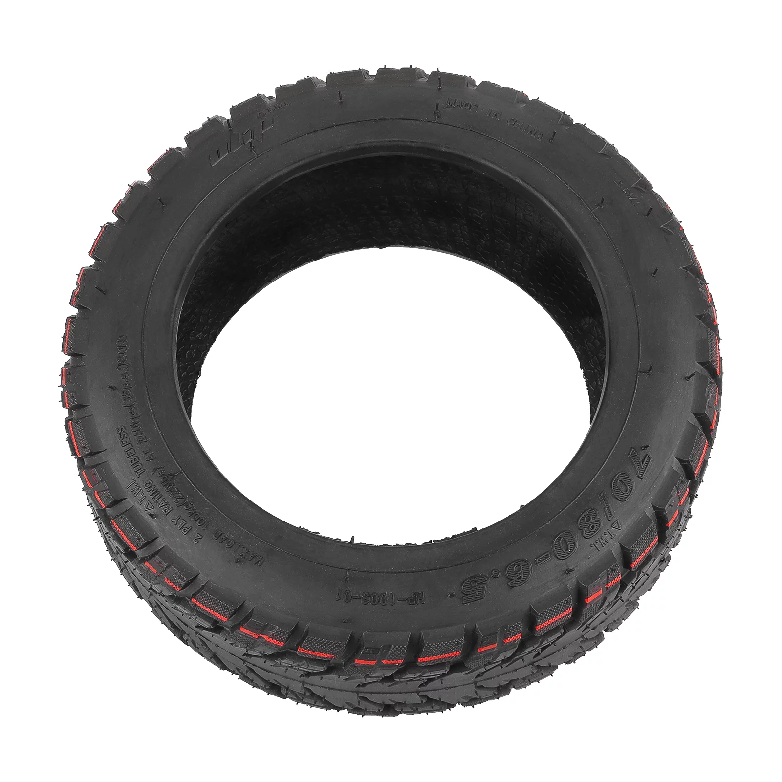 ULIP Electric Scooter Off-Road Vacuum Tire 11 Inch 70/80-6.5 Tubeless Thickened Anti-Slip Wear-Resistant