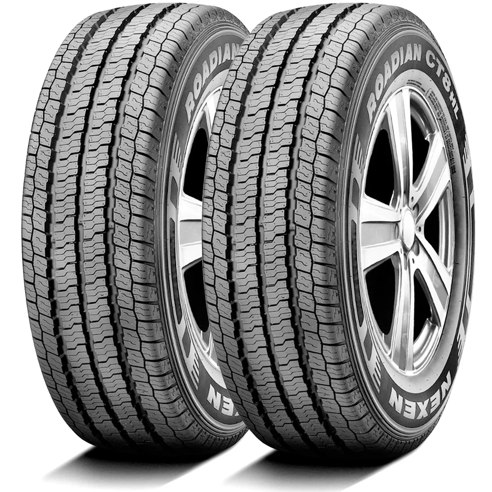 Pair of 2 (TWO) Nexen Roadian CT8 HL 225/75R16 121/120R E 10 Ply Commercial Tires