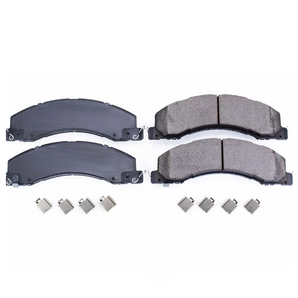 Power Stop Front/Rear Z17 Evolution Ceramic Brake Pads with Hardware 17-1335