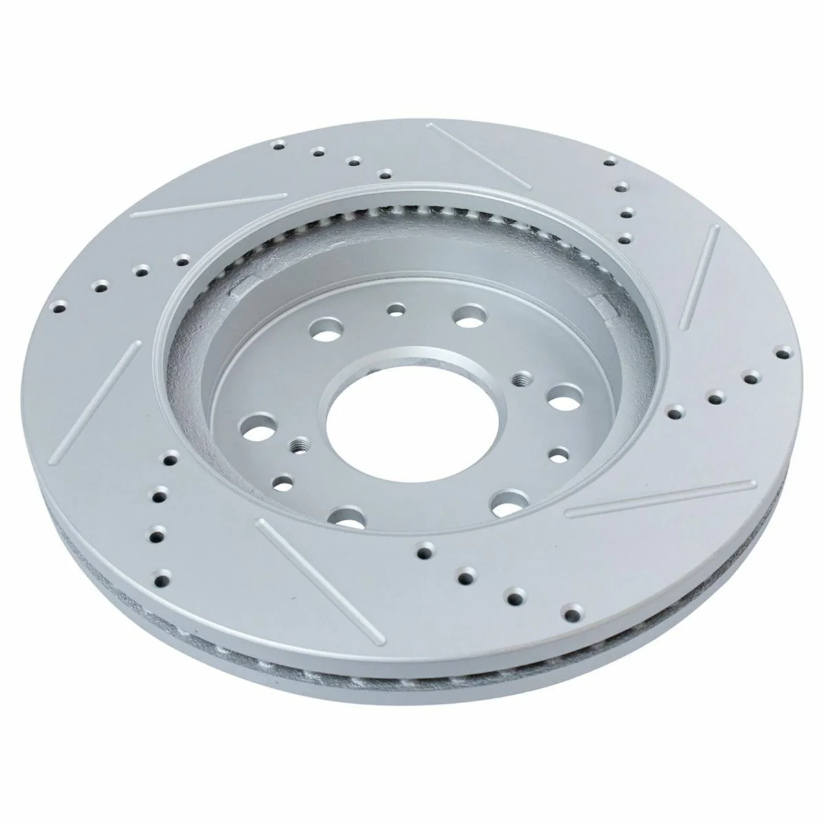 Brake Drum & Performance Drilled Slotted Coated Rotor Kit For Chevrolet GMC