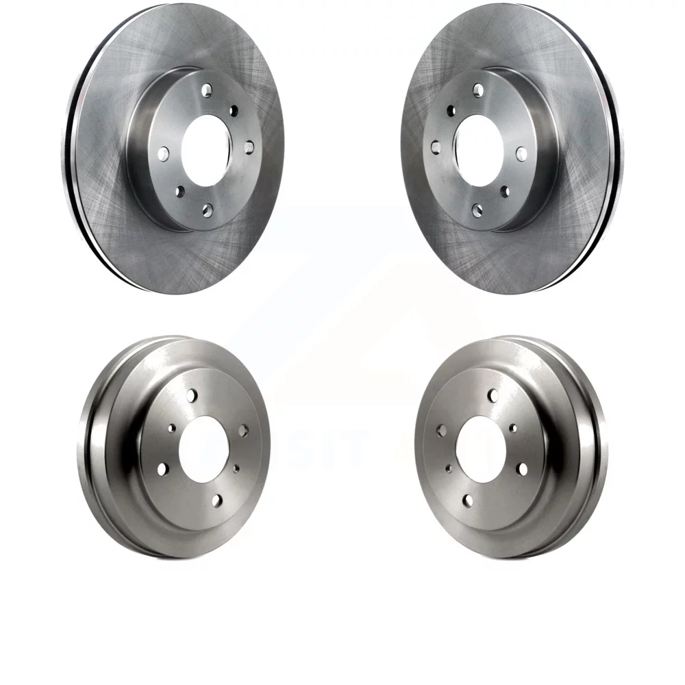 Front Rear Disc Brake Rotors Drums Kit For Nissan Sentra 2.0L K8-102170