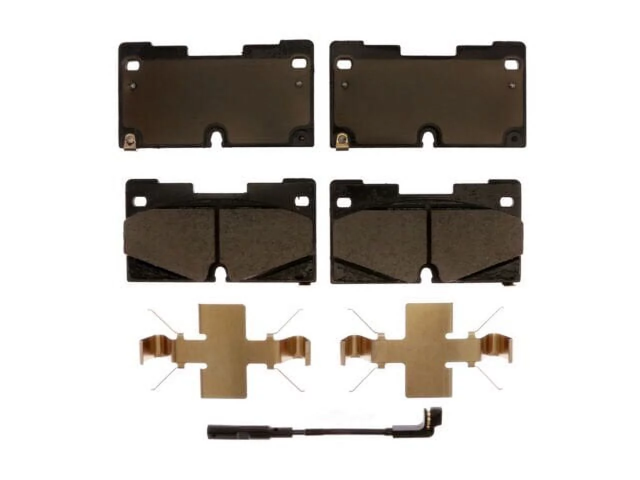Front Brake Pad Set - Compatible with 2019 - 2021 Chevy Silverado 1500 2020