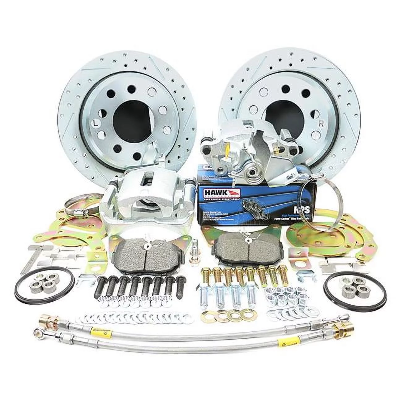 Master Power Brakes Legend Series HP Rear Disc Brake Kit for 1957-1964 Pontiac Full-size Rear Kit