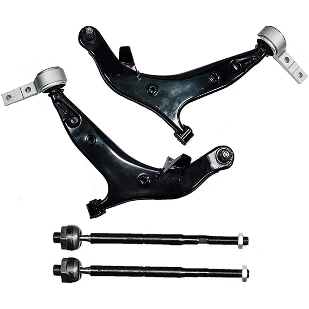 Hex Autoparts 4pcs Front Lower Control Arms Suspension Kit For Nissan Quest 2004-2009 w/ Inner Tie Rod End
