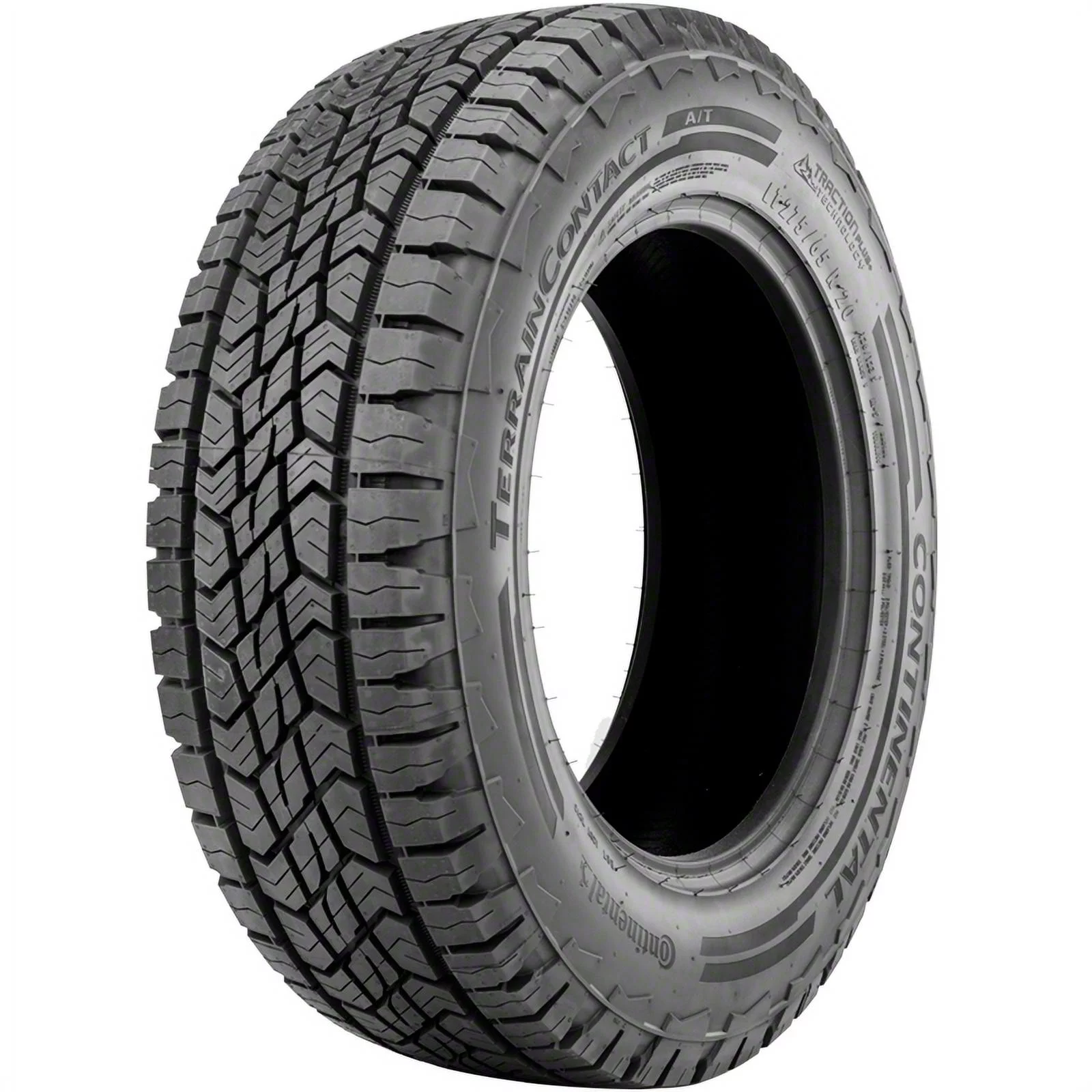 Continental Terrain Contact A/T 265/70R18 116 S Tire Fits: 2021-23 Ford F-150 XLT, 2017-19 Nissan Titan SV