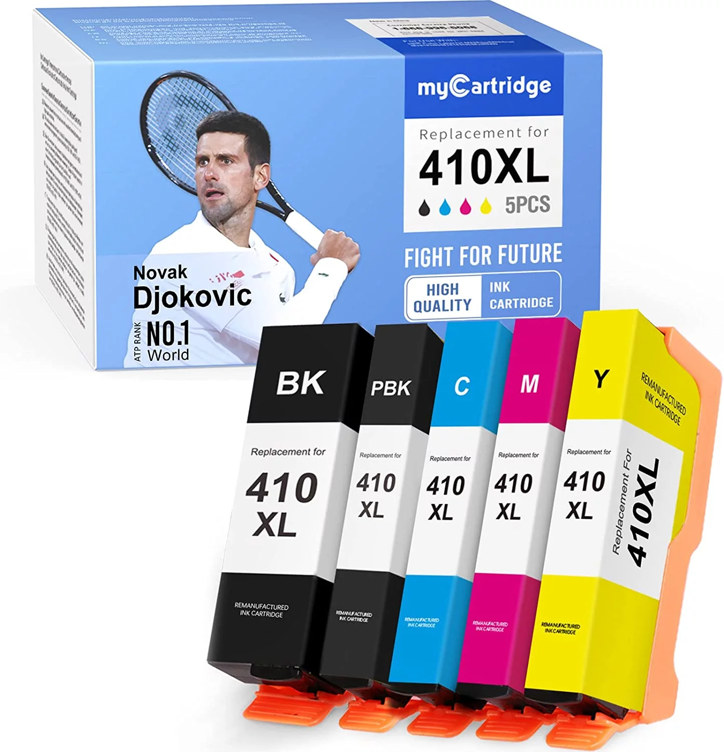 Remanufactured Ink Cartridge Replacement for Epson 410XL 410 XL for Epson XP-7100 XP-640 XP-830 XP-630