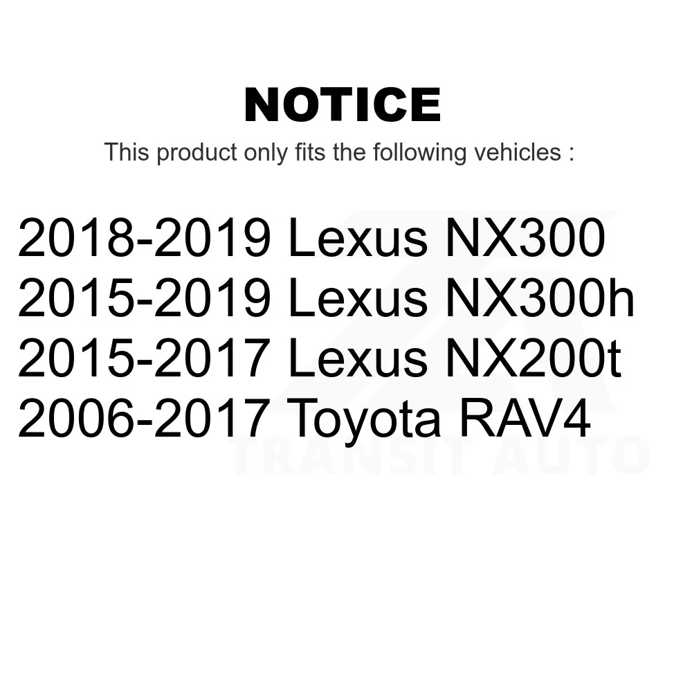 Rear Left (Driver) Upper Suspension Control Arm TOR-CK641740 For Toyota RAV4 Lexus NX200t NX300 NX300h