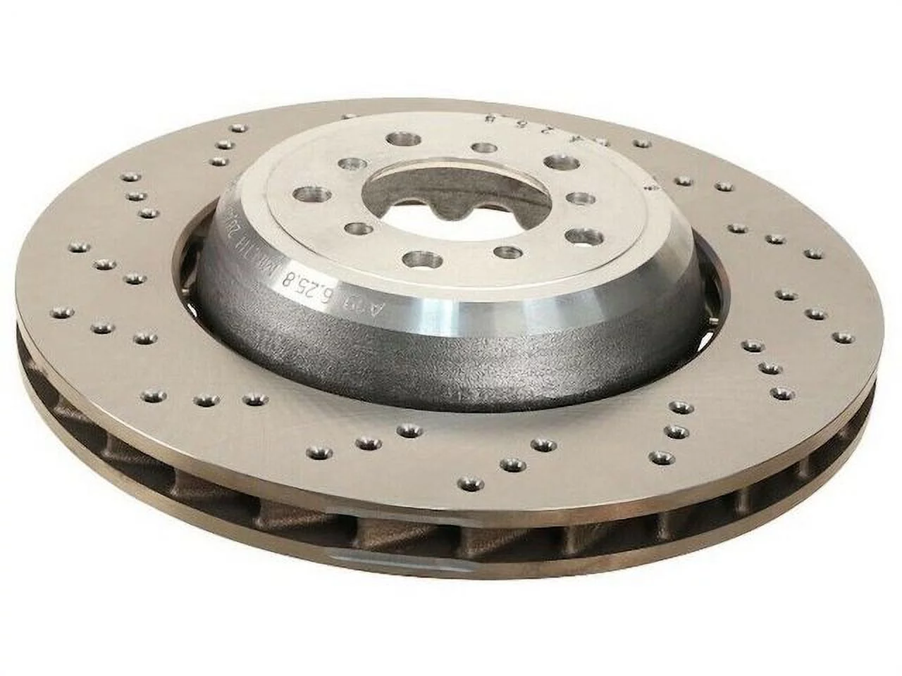 Front Left Brake Rotor - Compatible with 2011 BMW 1 Series M 3.0L 6-Cylinder