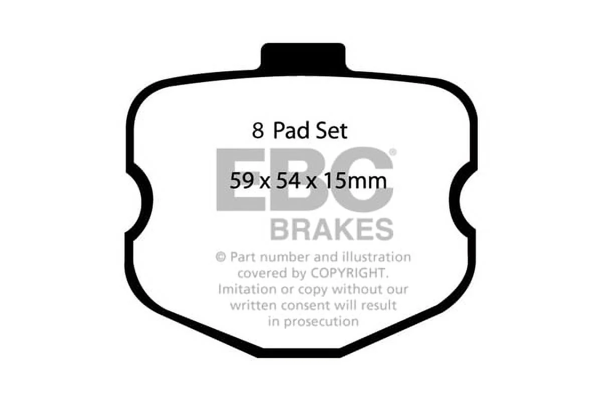 EBC Brakes Pad and Rotor Kit (DP31771/2C & USR7450) Fits select: 2006-2008 CHEVROLET CORVETTE