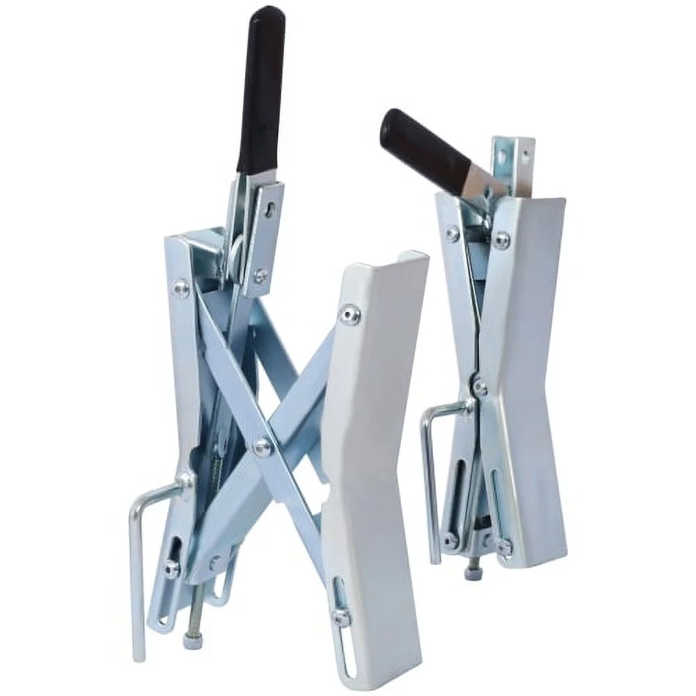 Quick Locking Chock, Axel-Chock Wheel-Stabilizer for RV, Trailer, Camper, Fits up to 6 Inches