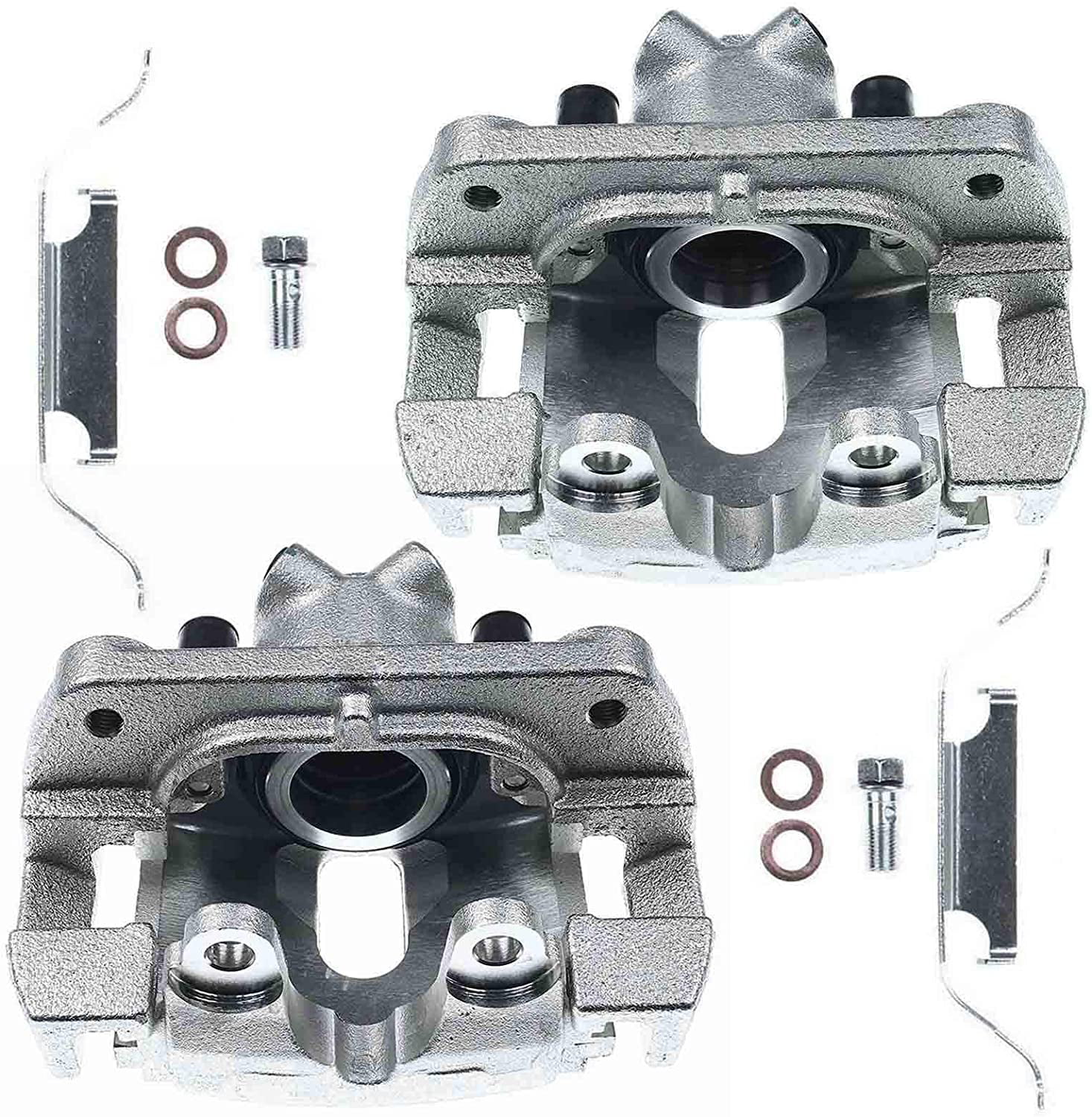 A-Premium Brake Caliper Assembly with Bracket Compatible with BMW E83 X3 2004-2011 Front Left and Right 2-PC Set
