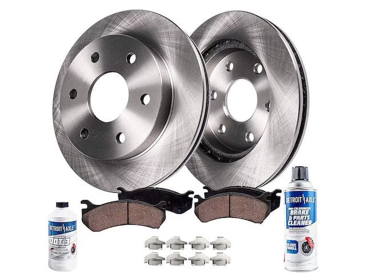 Front Brake Pad and Rotor Kit - Compatible with 2007 - 2009 Ford Expedition 2008