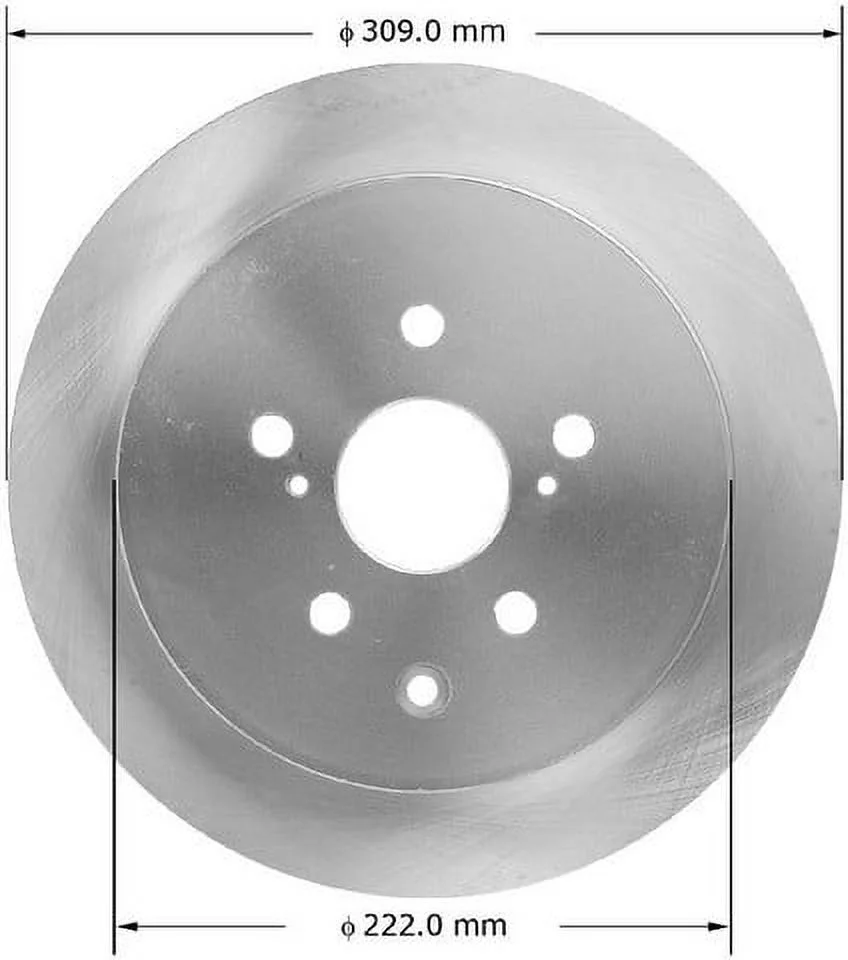 Bendix Brakes Disc Brake Rotor PRT6001 Fits select: 2014-2018 TOYOTA HIGHLANDER, 2011-2018 TOYOTA SIENNA