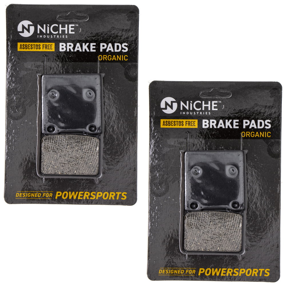 Niche Rear Brake Pad Set for Suzuki GSXR750 Organic Motorcycle 2 Pack 519-KPA2483D