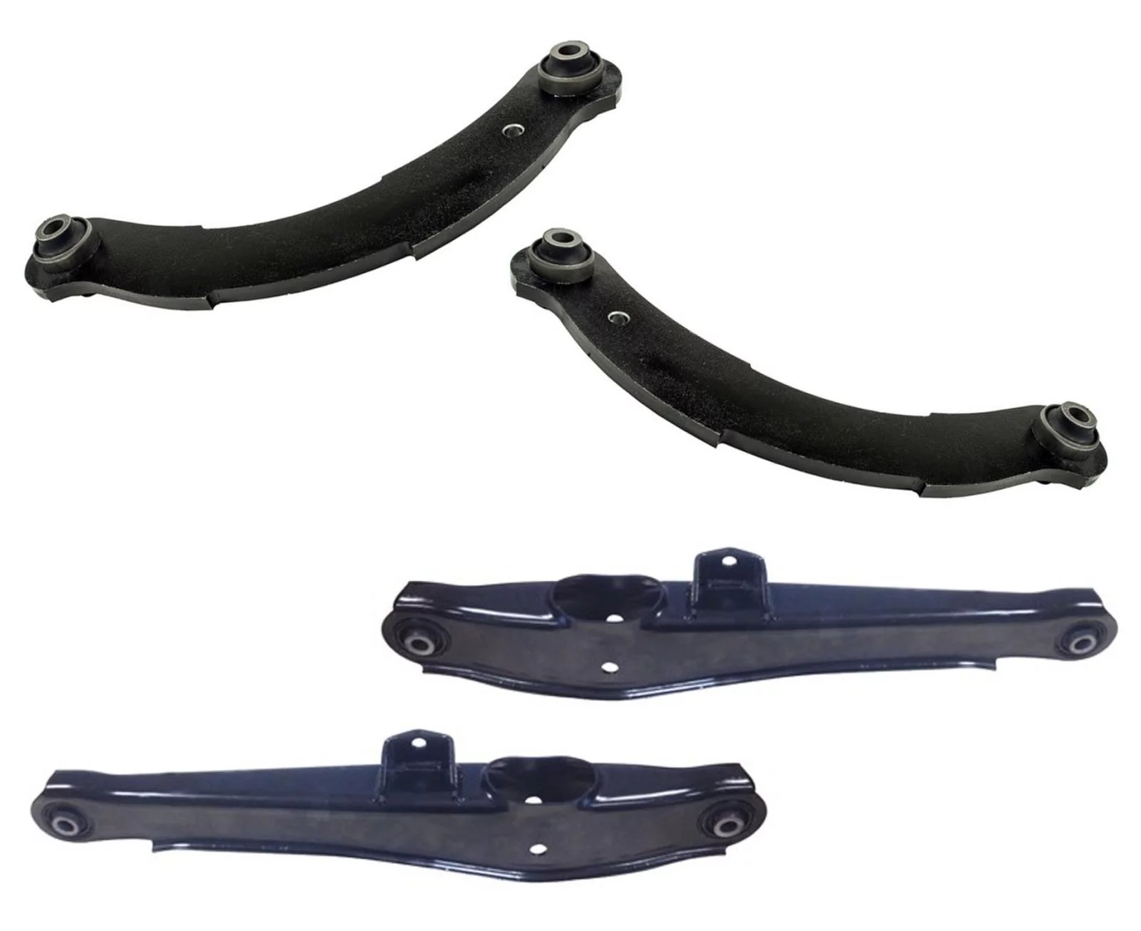 Rear Upper & Lower Control Arms for Mitsubishi 08-14 Lancer REAR of CAR 4Pc