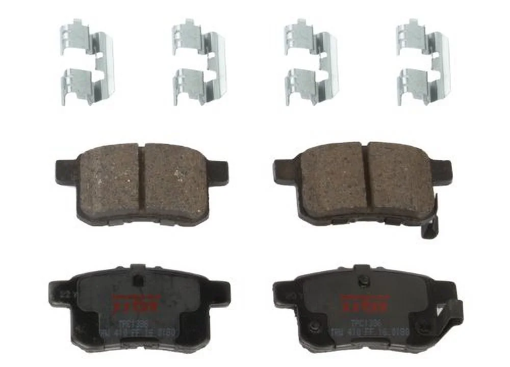 TRW TPC1336 Premium Ceramic Rear Disc Brake Pad Set Fits select: 2009-2010 HONDA ACCORD, 2008 HONDA ACCORD EXL