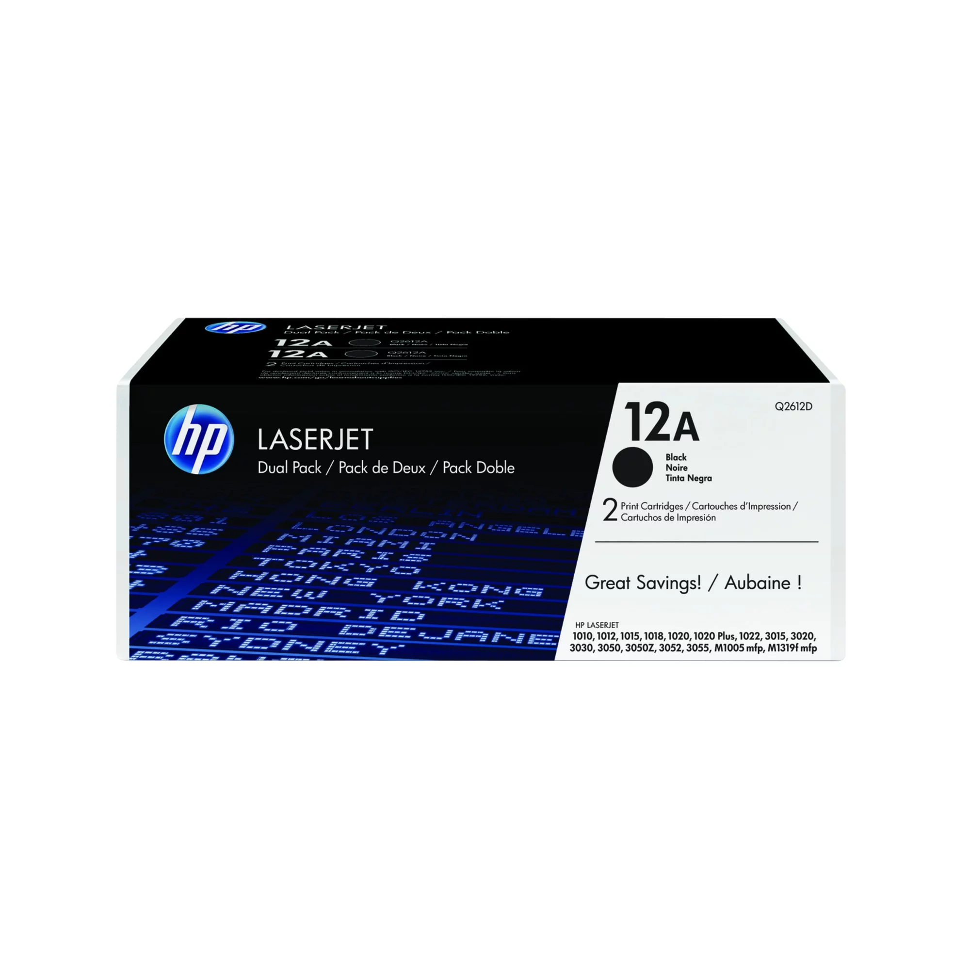 Q2612A 12A Genuine HP Black Toner LaserJet 1010 1012 1018 1020 1022 3015 3020 $