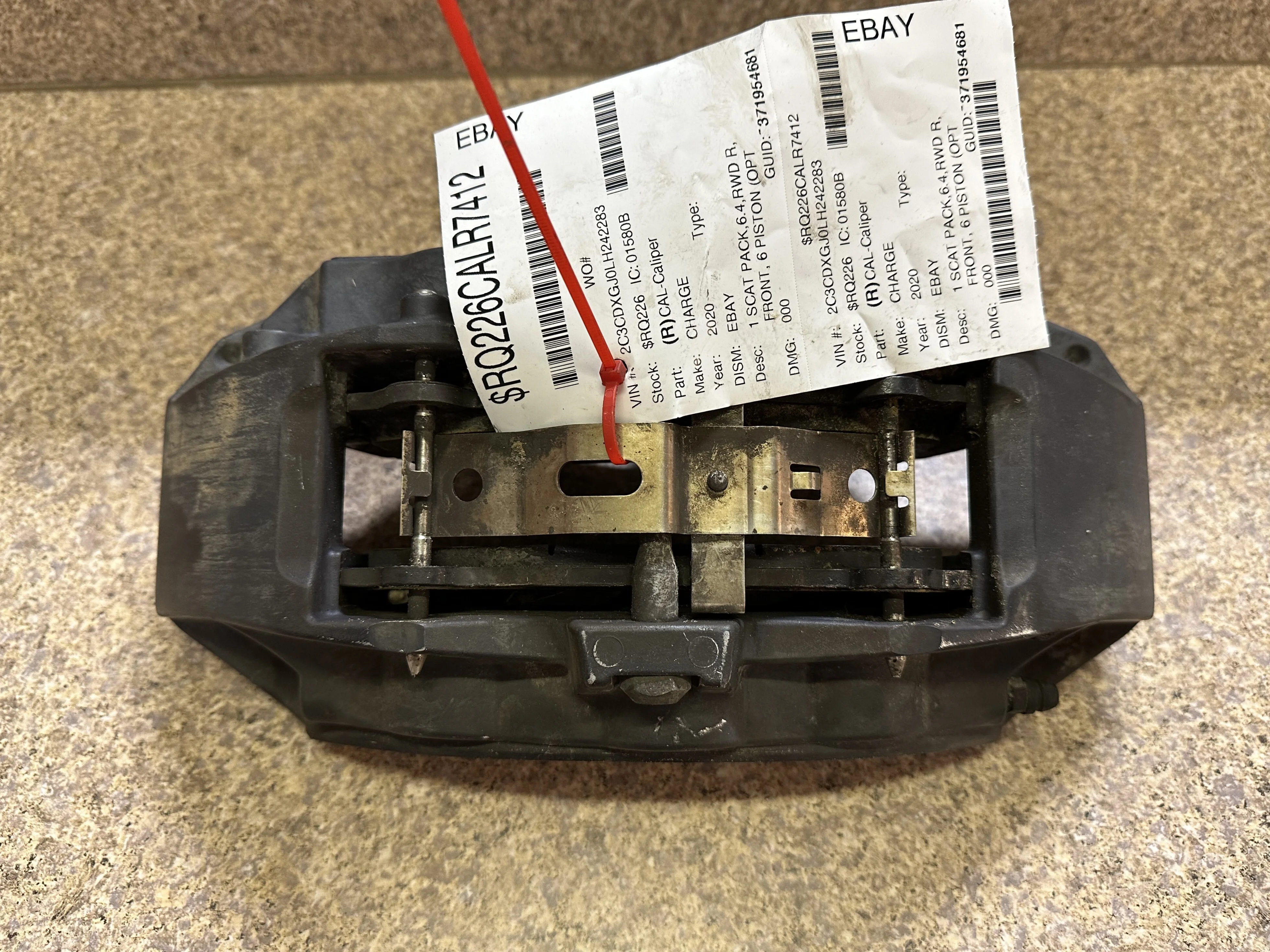 Pre-Owned 17-20 Dodge Charger RH Passenger Front 6 Piston Brake Caliper OEM LKQ (Good)