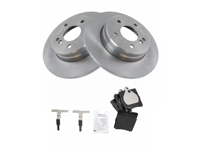 Rear Brake Pad and Rotor Kit - Compatible with 1996 - 2002 Mercedes-Benz E320 Sedan 1997 1998 1999 2000 2001