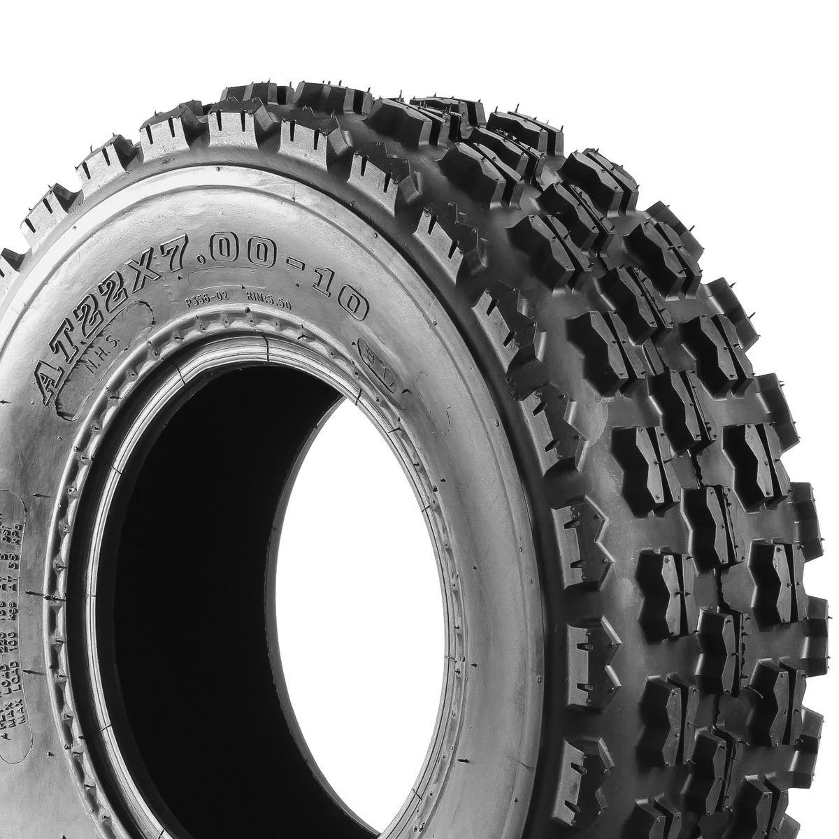 MaxAuto 22x7-10 Front & 20x10-9 Rear ATV Quad Tires Sport ATV UTV Tires, 4PR, Set of 4