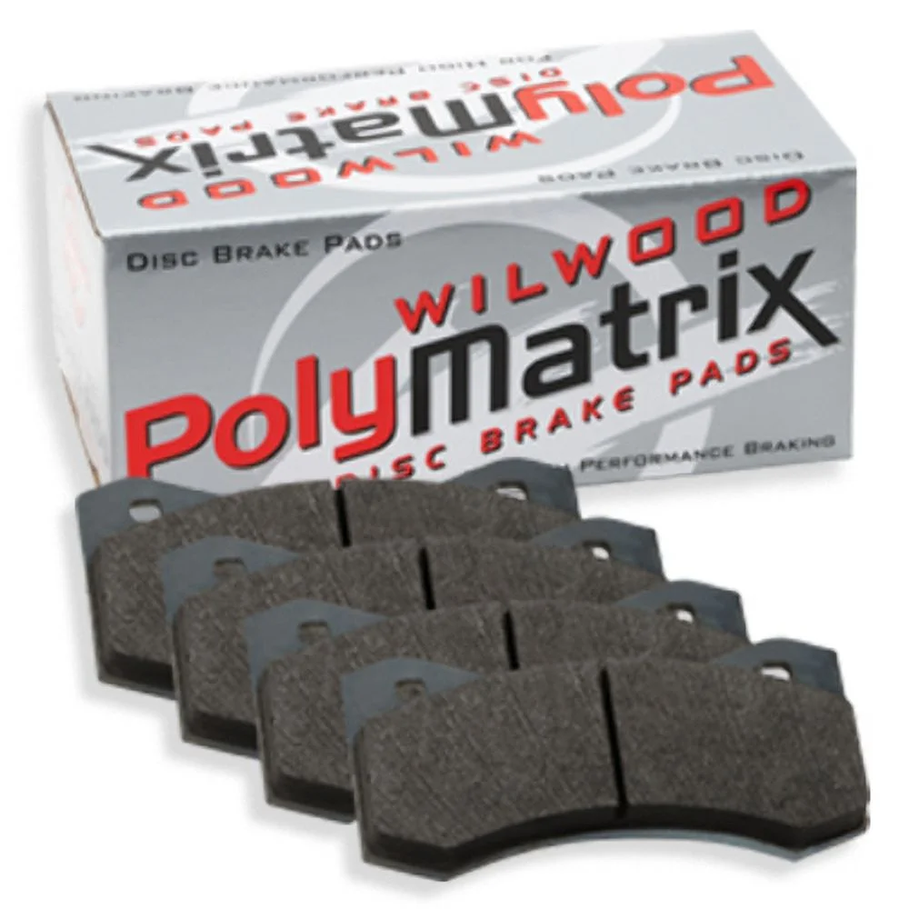 WILWOOD PolyMatrix E Compound Brake Pads Dynalite Caliper Set of 4 P/N 15E-6096K