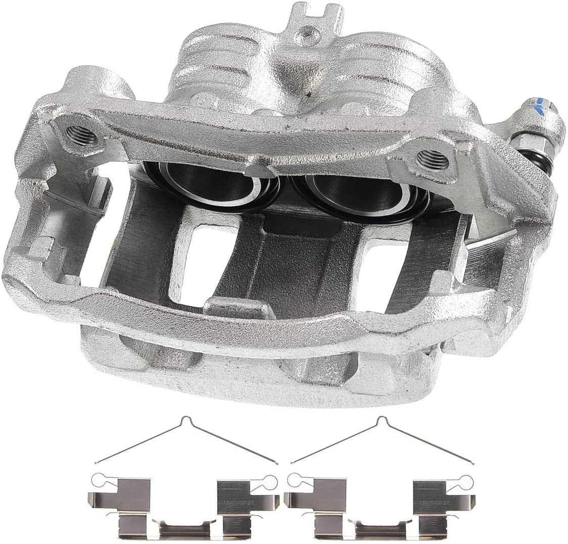 A-Premium Disc Brake Caliper Assembly with Bracket Compatible with Nissan Leaf 2011-2013 Front Left Driver Side