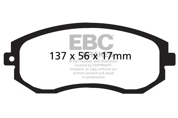 EBC Brakes Pad and Rotor Kit (DP31884C & USR7411) Fits select: 2011-2018 SUBARU FORESTER, 2016-2018 SUBARU CROSSTREK