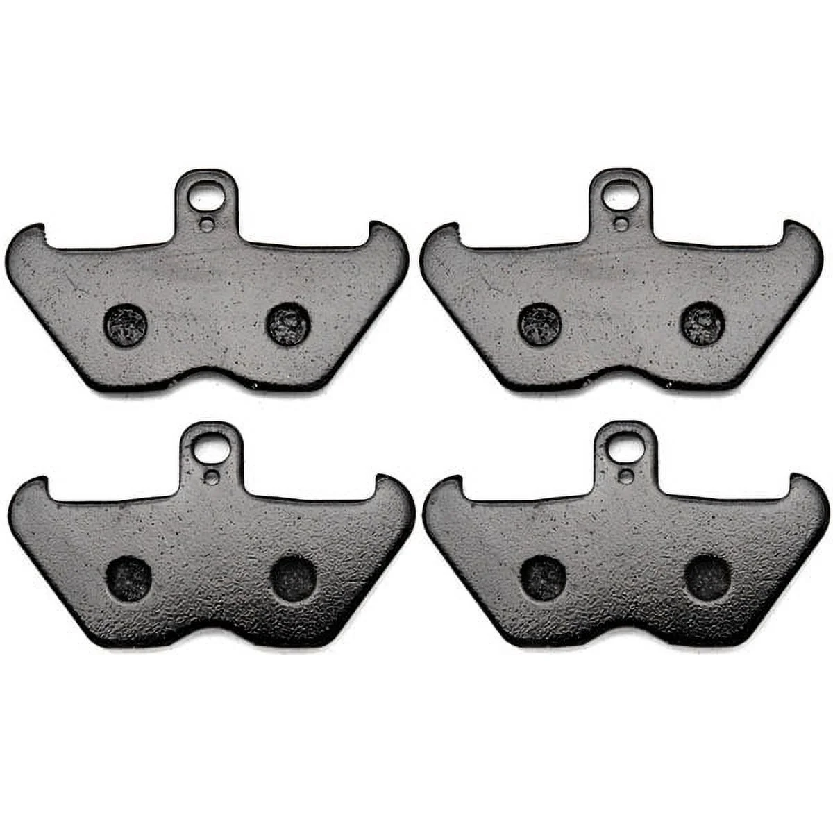 KMG Front Brake Pads Compatible with 1996-2000 BMW K 1200 RS - Non-Metallic Organic NAO Brake Pads Set