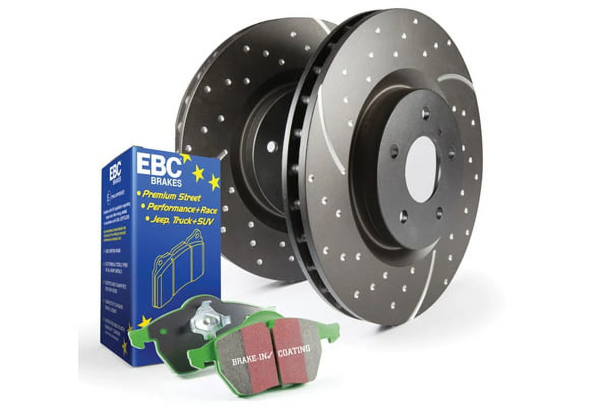 Ebc Brakes S10kf1331 S10 Kits Greenstuff 2000 And Gd Rotors Fits 06 15 Is250