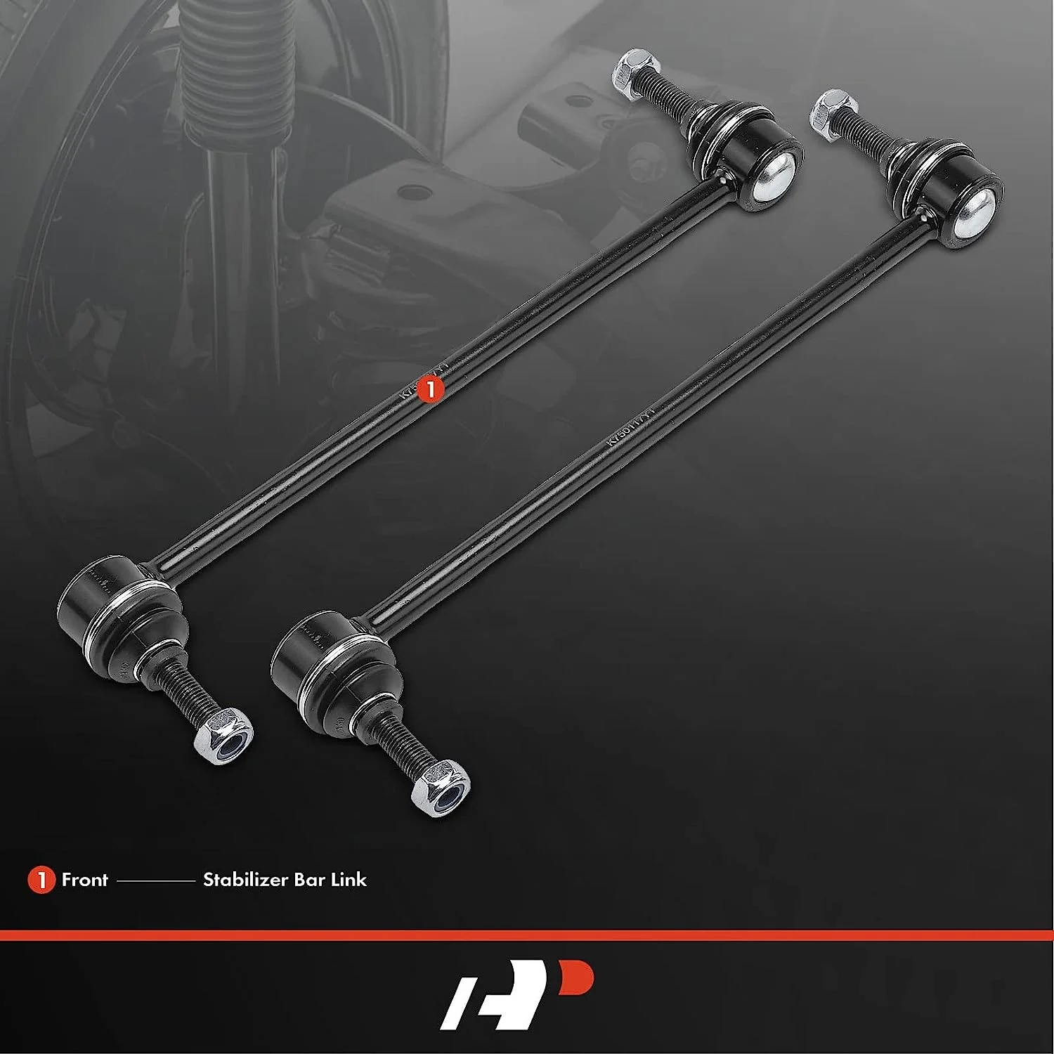 A-Premium 2 x Front Sway Bar Link Stabilizer Bar Link Kit Compatible with BMW 540i 1997-2003, M5 2000-2003