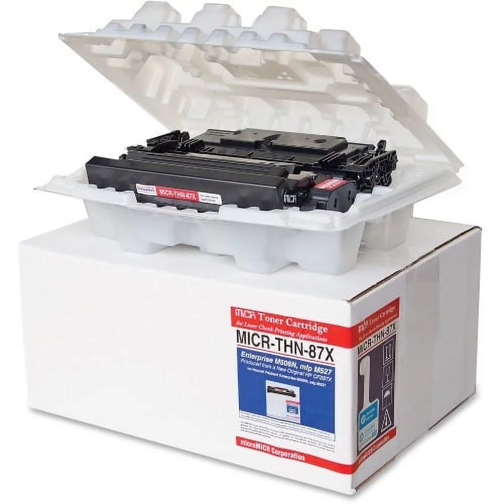 microMICR MICR Toner Cartridge - Alternative for HP 87X Laser - 18000 Pages - Black - 1 Each